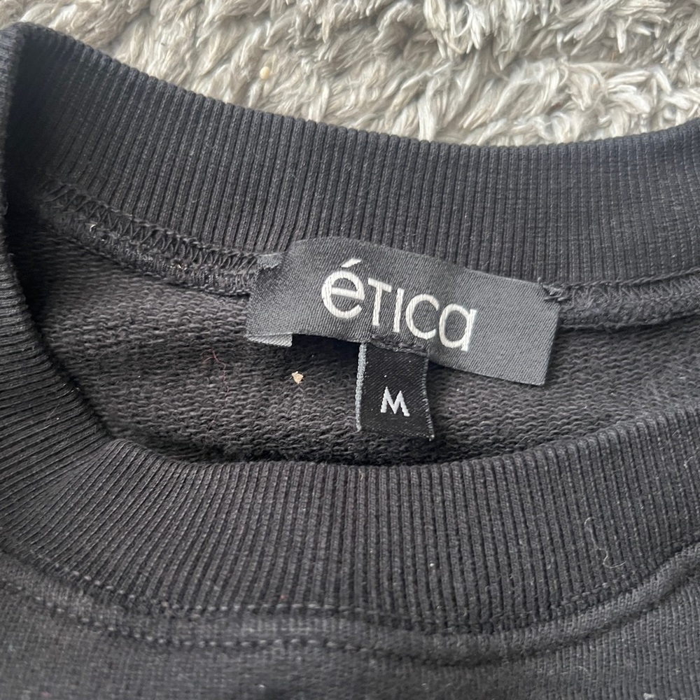 Etica Elegant Black Puff Sleeve Dress - Picture 9 of 10